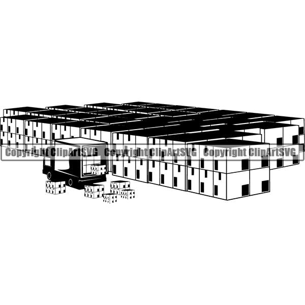 Truck Driver Trucking Trucker Driving Transportation Delivery ClipArt SVG