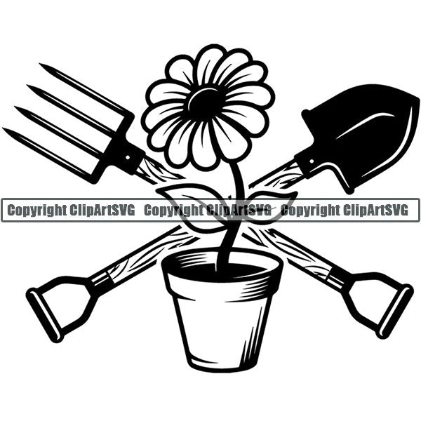 Hobby Gardening Logo SVG