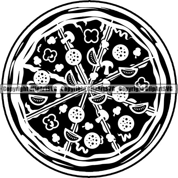 Food Pizza ClipArt SVG
