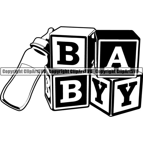 People Family Child Children Kid Infant Baby ClipArt SVG