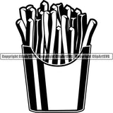 Food French Fries ClipArt SVG