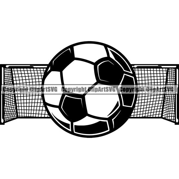 Sports Soccer Logo ClipArt SVG