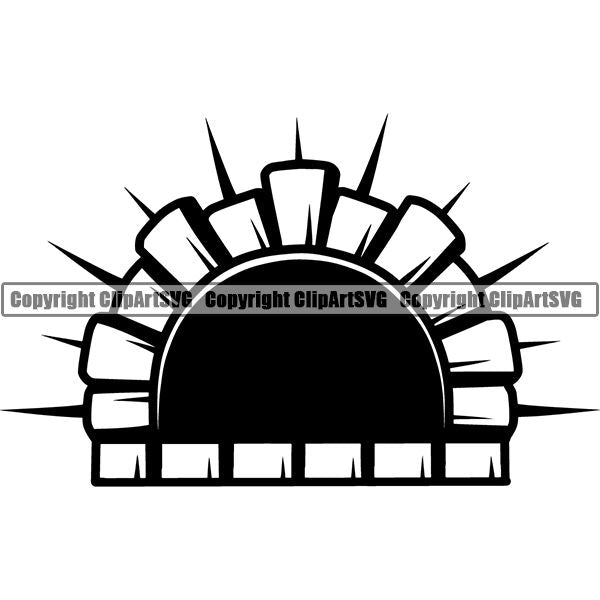 Cooking Baking Baker Chef Cook Oven BBQ Grill Stove ClipArt SVG