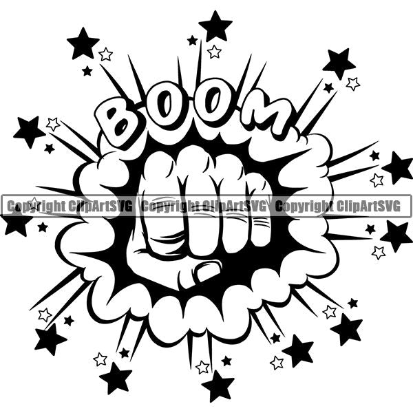 Design Element Human Hand Break Floor Wall ClipArt SVG