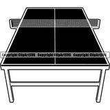 Sports Game Table Tennis Ping Pong Ping Pong ClipArt SVG