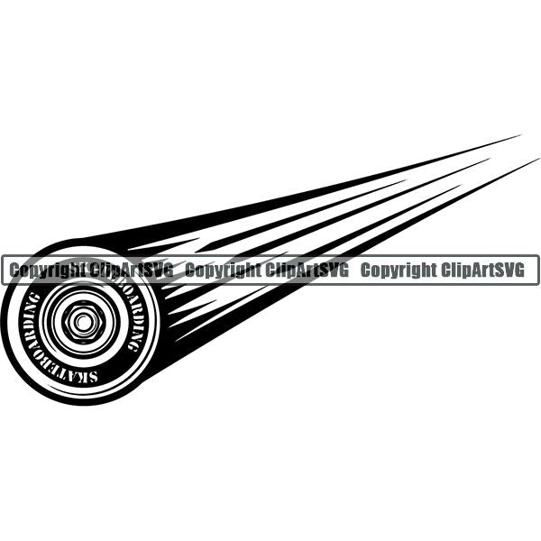 Sports Skateboarding Skateboard Motion ClipArt SVG