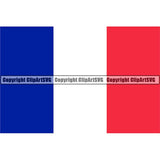 Country Flag Square France ClipArt SVG