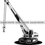 Construction Building Repair Service Crane ClipArt SVG