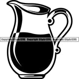 Food Drink Pitcher ClipArt SVG