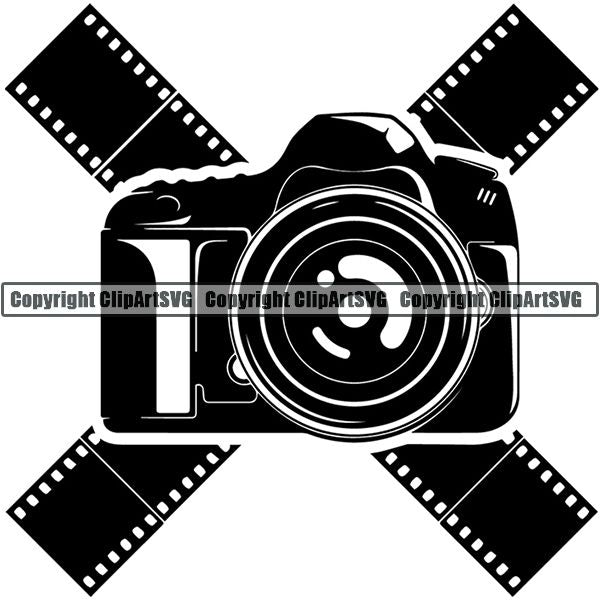 Photography Photographer Photograph Camera Shutter Speed Logo ClipArt SVG