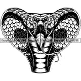 Cobra Snake Reptile Animal ClipArt SVG