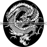 Dragon Mythological Creature Animal ClipArt SVG