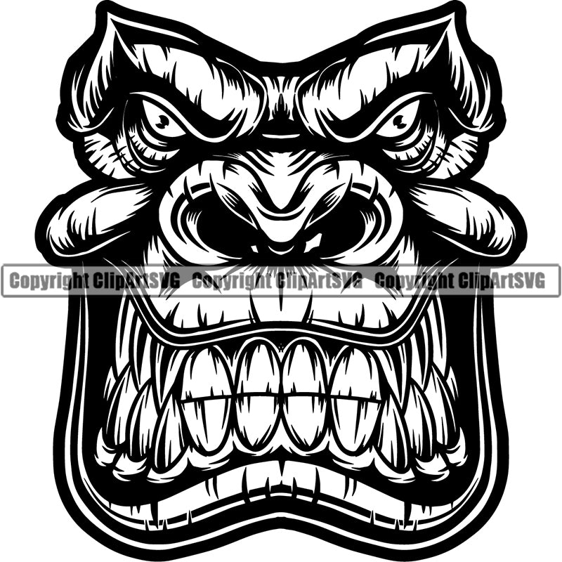 Gorilla Ape Monkey Primate Animal ClipArt SVG