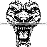 Lion Jungle Big Cat Animal ClipArt SVG