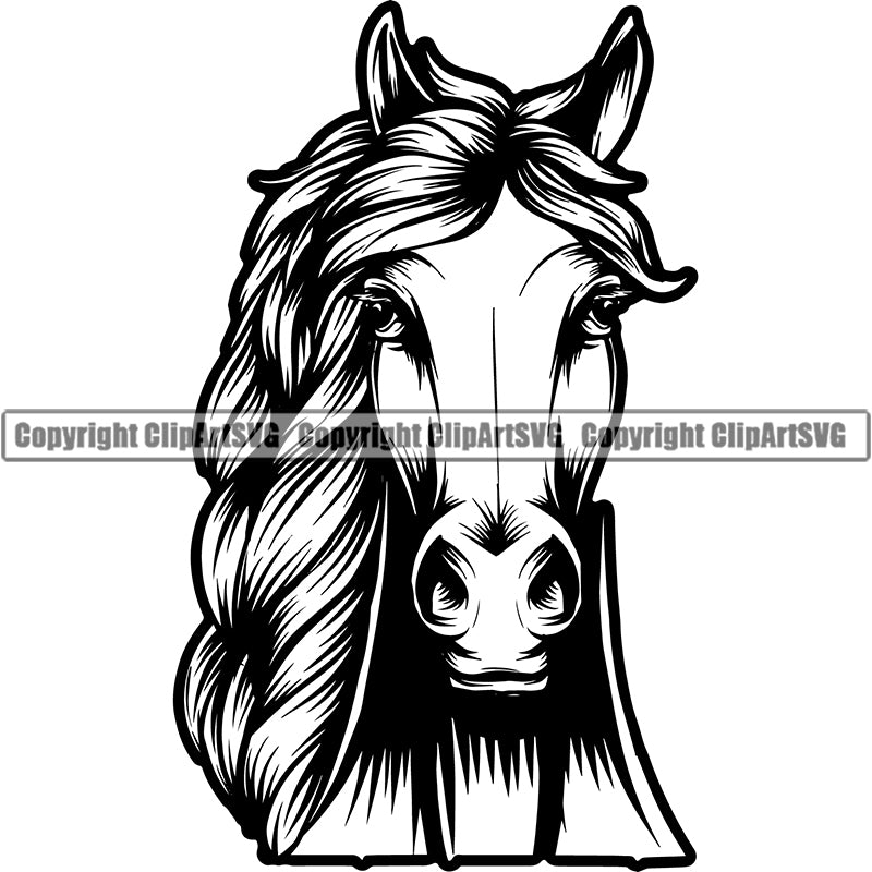 Pegasus Horse Wing Animal ClipArt SVG