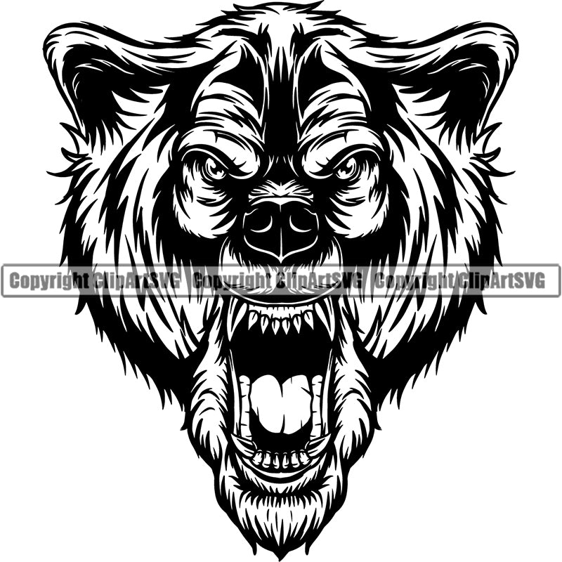 Wolf Animal ClipArt SVG