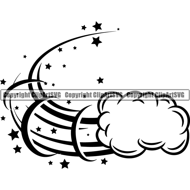 Design Element Callout Smoke Cloud ClipArt SVG