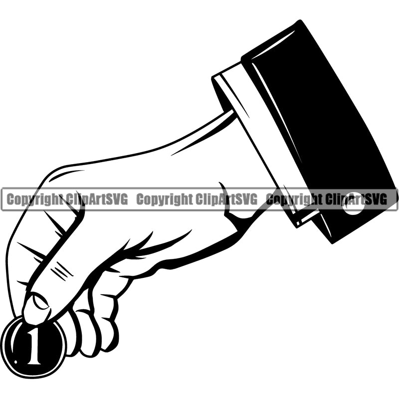 Money Cash Piggy Bank Save Coins Rich Design Element ClipArt SVG