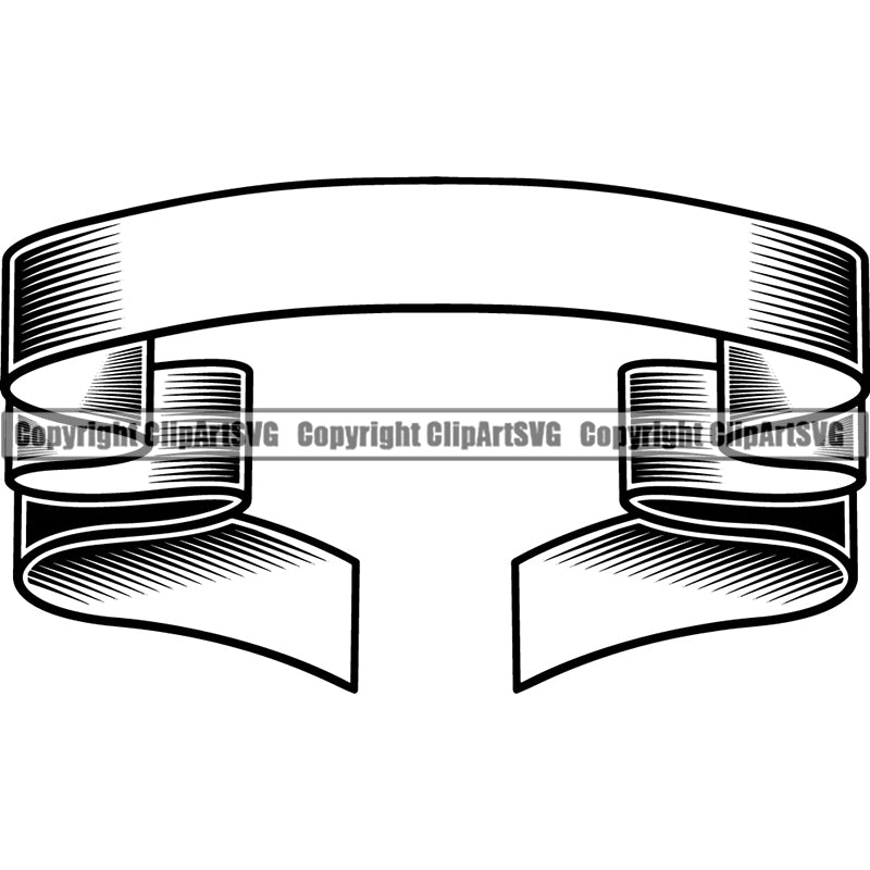 Design Element Banner Ribbon ClipArt SVG