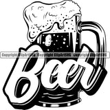 Beer Quotes Drink Glasses Holder ClipArt SVG