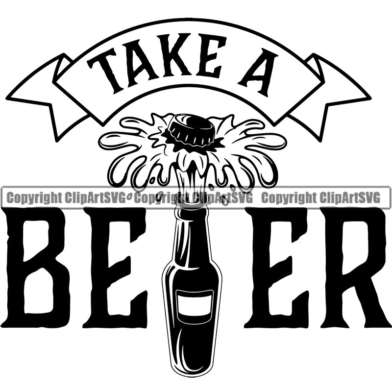 Beer Quotes Drink Glasses Holder ClipArt SVG