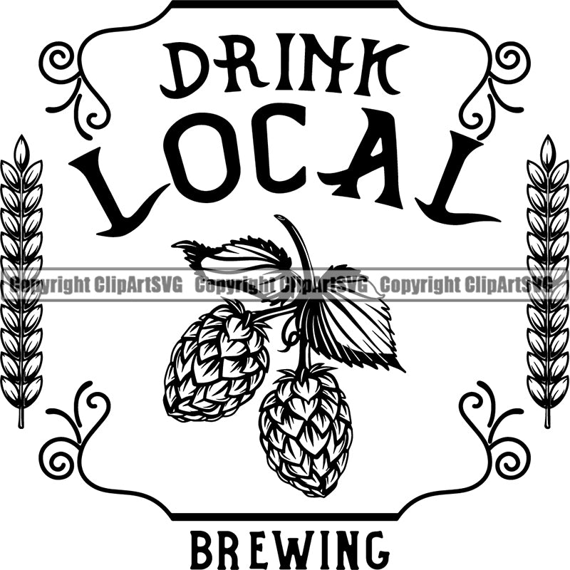 Beer Quotes Drink Glasses Holder ClipArt SVG