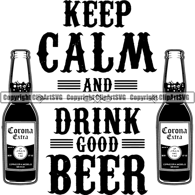 Beer Quotes Drink Glasses Holder ClipArt SVG