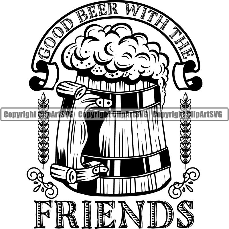 Beer Quotes Drink Glasses Holder ClipArt SVG