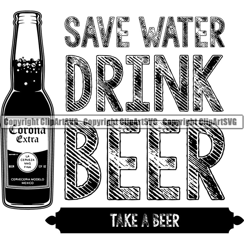 Beer Quotes Drink Glasses Holder ClipArt SVG