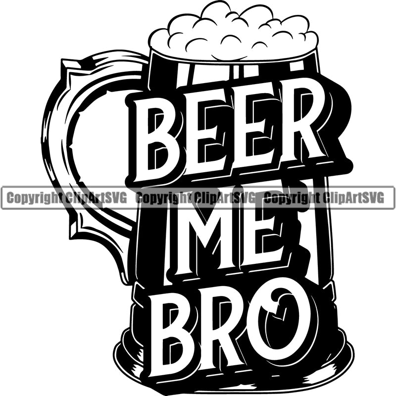 Beer Quotes Drink Glasses Holder ClipArt SVG