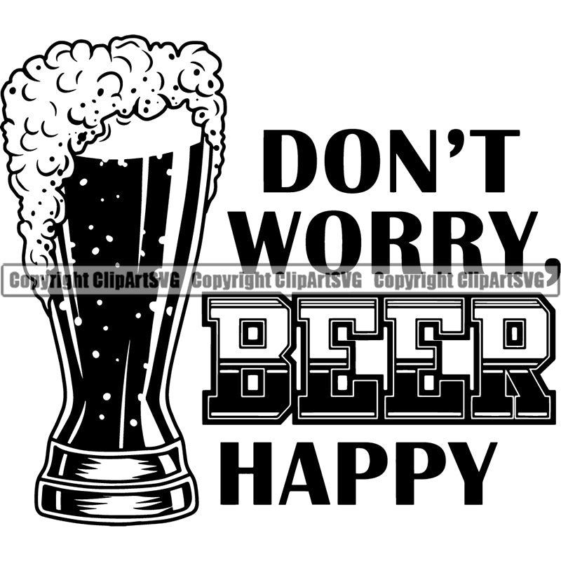 Beer Quotes Drink Glasses Holder ClipArt SVG