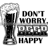 Beer Quotes Drink Glasses Holder ClipArt SVG