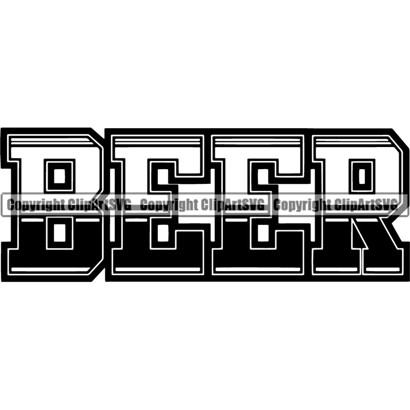 Beer Quotes Drink Glasses Holder ClipArt SVG