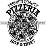 Food Logo Pizza Handmade Cook ClipArt SVG