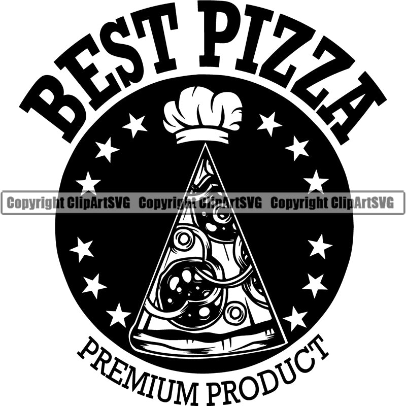 Food Logo Pizza Handmade Cook ClipArt SVG