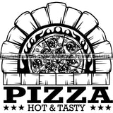 Food Logo Pizza Handmade Cook ClipArt SVG