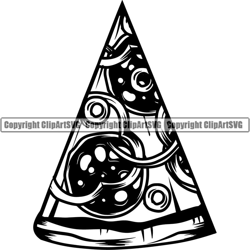 FoodS Pizza Slice Handmade Cook ClipArt SVG