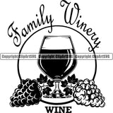 Wine Glass Bottle Logo Alcohol Liquor Drink Drinking Logo ClipArt SVG