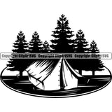 Hobby Camping Logo Camper Recreational Adventure Clipart SVG