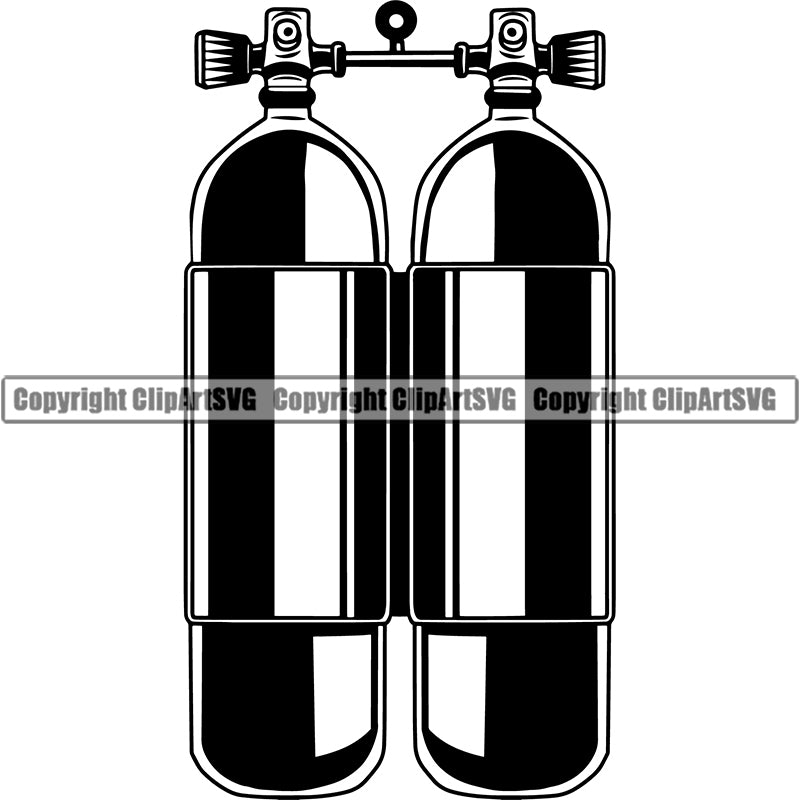 Hobby Diving Tank Logo Dive Diver Equipment Nautical Sailing Boating Sail Boat Sailboat ClipArt SVG