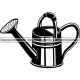 Hobby Gardening Warering Pot ClipArt SVG