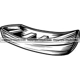 Hobby Kayaking Canoe Canoeing Raft Rafting Boat Boating Logo ClipArt SVG