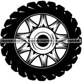 Mechanic Repair Shop Garage Tire ClipArt SVG