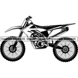 Motorcycle Bike Chopper Bike ClipArt SVG