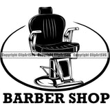 Barber Barbershop Hairstylist Logo Haircut ClipArt SVG