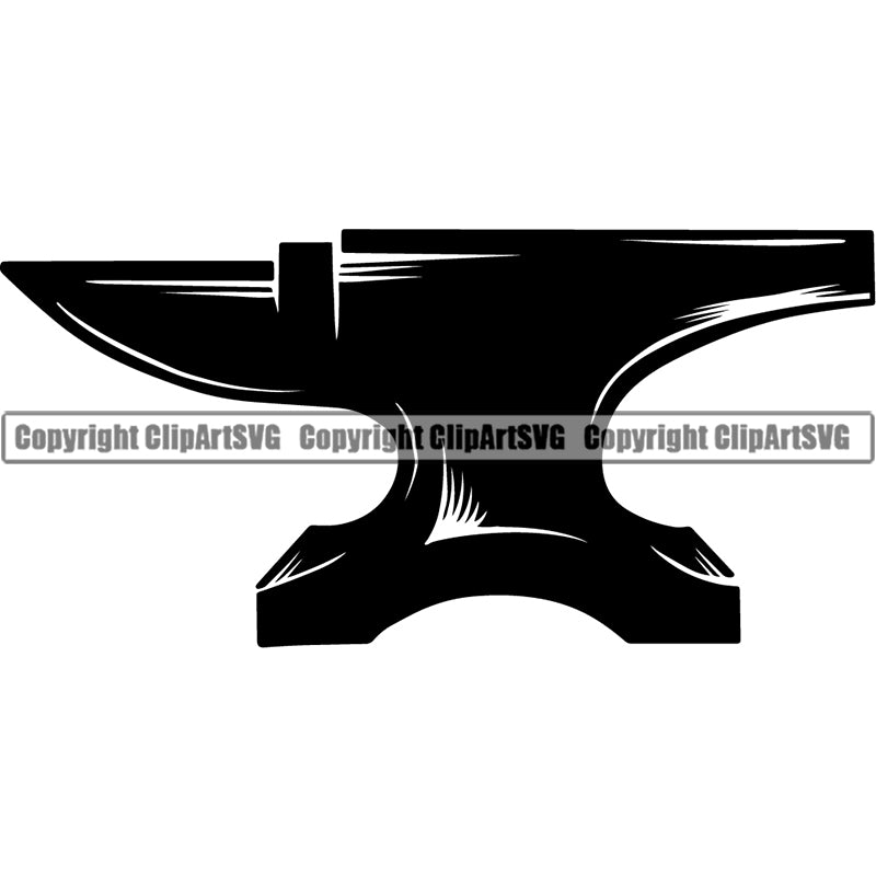 Blacksmith Metalwork Metal Forge Weld Welder Welding Anvil 4rf5az ClipArt SVG
