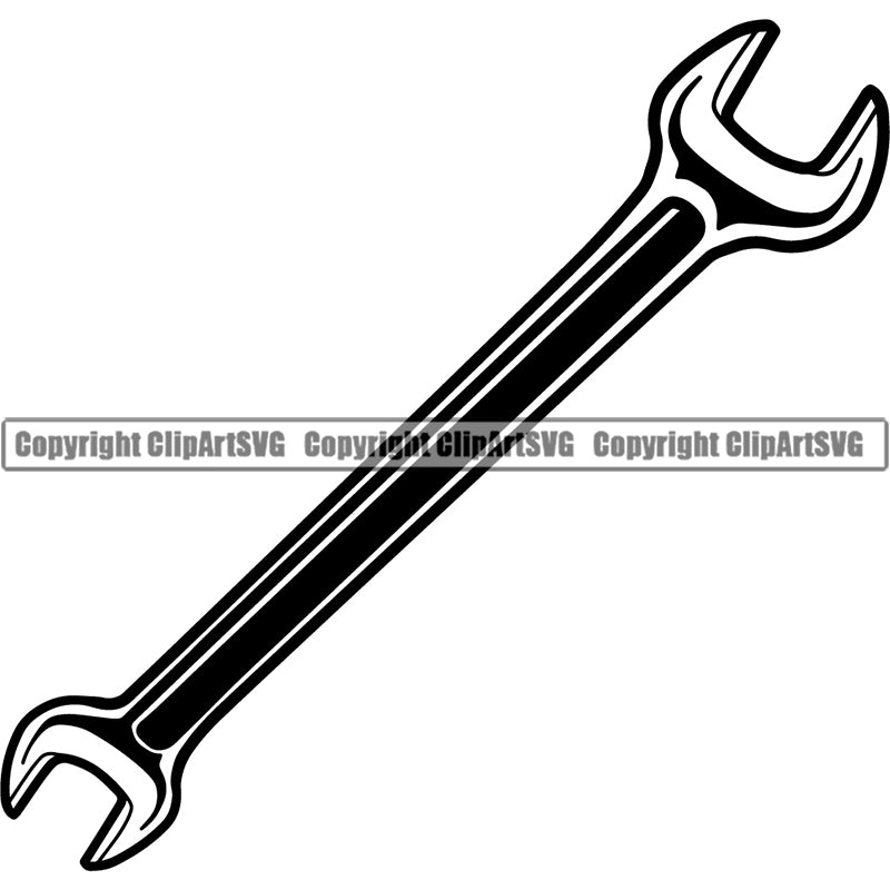 Occupation Construction Logo Tools Wrench Building Repair Service Architect Draftsman Compass ClipArt SVG
