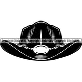 Occupation Cowboy Hat ClipArt SVG