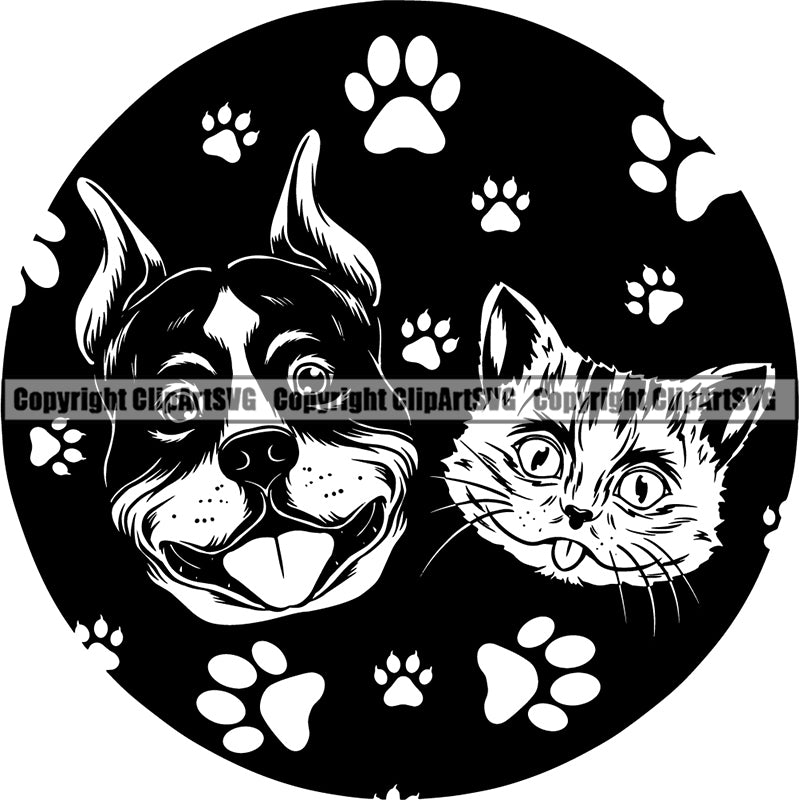 Dog Groomer Slogan Pet Shop ClipArt SVG