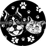 Dog Groomer Slogan Pet Shop ClipArt SVG